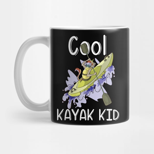 Kayak River Rafting Kids Gift Canoe Unicorn for Son Daughter by TellingTales